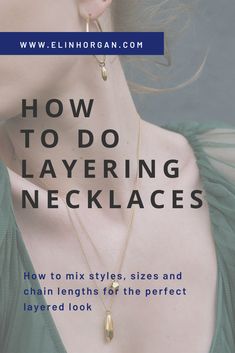 A brief guide on how to mix styles, sizes and chain lengths to acheive the perfect layered necklace look #layeringnecklaces #layerednecklaces Necklace Layering Ideas, Layered Gold Necklaces, Mr T, Layered Choker Necklace, Layered Necklaces Silver, Layered Chokers, How To Mix