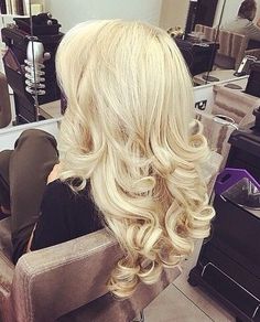 Blonde Hair Makeup, Styled Hair, Glam Hair, Hair Makeover, Blonde Bombshell, Loose Curls