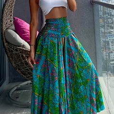 Faster shipping. Better service Boho Yoga, Wardrobe Update, Boho Stil, Estilo Boho, Boho Floral, Free Clothes, High Waisted Pants, Boho Outfits, Capsule Wardrobe