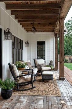 55 Farmhouse Patio Inspiration for a Relaxing Space Farmhouse Patio Ideas, Farmhouse Patio, Relaxing Space, Patio Inspiration, Covered Porch, Patio Ideas, Outdoor Area, Get Inspired, Porch