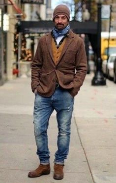 Farmer Chic, Workout Man, Bohemian Style Men, Tweed Men, Stylish Mens Outfits, Mens Fashion Suits