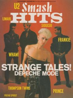 the cover of smash hits magazine