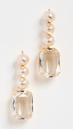 Fast Free Shipping & Free Returns on Jennifer Behr Patrizia Earrings at Shopbop. Shop new arrivals from Jennifer Behr at Shopbop.com Earrings For Mother Of The Bride, Bridal Jewelry Strapless Dress, Jennifer Behr Bridal, Statement Earrings Bride, Modern Bridal Jewelry, Vintage Wedding Earrings, Unique Wedding Earrings, Pink Pearl Jewelry, Crystal Wedding Earrings