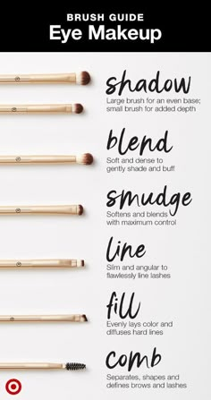 Nyx Stockholm, Makeup Brush Guide, Make Up Guide, Makeup Brush Uses, For Eye Makeup, Essential Makeup Brushes, Brush Guide, Alat Makeup, Makeup Order