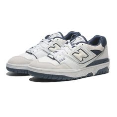 New Balance 550 'White Vintage Indigo' BB550STG - KICKS CREW New Balance Shoes 550 Outfit, New Balance Shoes 550, New Balances, Balance 550, Limited Edition Sneakers, Dubai Life, Vintage Indigo, Aesthetic Clothing, New Balance Shoes