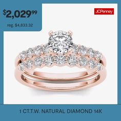 two wedding rings with diamonds on them and the price is $ 2, 009 99