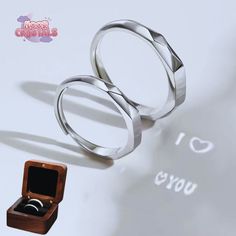 Handcrafted Light Sculpted Love Projection Ring, Perfect Couple Rings Gift ✨ Overview ✨ 💍Materials: High-quality Sterling Silver 925 📏Size: Adjustable size to fit every finger! 🎁Personalization: Option to add initials/names or a special date to the box Discover the magic of our Handcrafted Light Sculpted Love Projection Ring, designed to capture and project the essence of love. 💖 🔦 Features - Light Sculpted Design: Beautifully crafted to project a hidden message of love 💌 - Couple Rings: A Small Backyard Wedding, Promise Rings For Couples, Message Of Love, Hidden Message, Personalised Gift Boxes, 2 Rings, Perfect Couple, Rings Set, Couple Rings