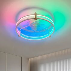 This 19.6'' modern minimalism RGB ceiling fan with light has a powerful motor, which brings powerful wind but is smooth. RGB LED can display according to your mind. Modern embedded ceiling fans are equipped with low-noise wind motors, which can keep you and your family away from any noise interference, create a comfortable and quiet living environment, and improve sleep quality, LED lights are energy-saving and environmentally friendly, with low power consumption, and can save large electricity Quiet Living, Caged Ceiling Fan, Flush Mount Ceiling Fan, Led Ceiling Fan, Improve Sleep Quality, Ceiling Fan With Remote, Living Environment, Improve Sleep, Dream House Decor