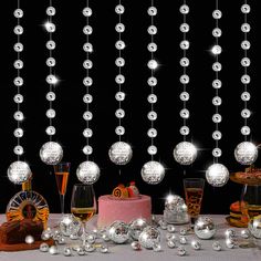 PRICES MAY VARY. Multiple Applicable Occasions: these little disco ball ornaments can be applied to adorn festivals and celebrations such as disco music themed parties, birthdays, graduations, engagements, weddings, and school dances, creating a pleasant and lively atmosphere and creating lasting memories Livening up the Atmosphere: our silver mirror ball ornaments are decorated with classic disco ball design, with mirror tiles around the spheres, giving out bright and dazzling reflections like Disco Dance Party Decorations, Disco Party Diy Decorations, Retro Sweet 16, Abba Decorations, Disco Ball Decor Party, Disco Party Decorations Ideas, New Years Eve Decorations Ideas, Disco Christmas Decorations, Disco Glam Party Decorations