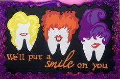 Orthodontic Bulletin Board Ideas, Dental Office Halloween Decorations, Dental Office Halloween Decor, Dental Chalkboard Ideas, Fall Orthodontic Marketing