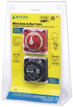 blue sea products mini add - a - battery kit