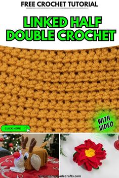 the crochet pattern is featured in this video