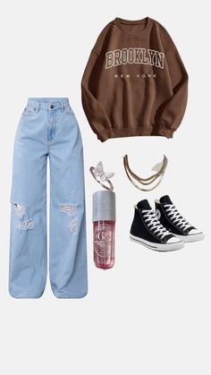 Simple Outfits For School, Everyday Casual Outfits, Fasion Outfits, Bollywood Outfits, Fashion Top Outfits, Cute Dress Outfits, Casual Preppy Outfits, Trendy Outfits For Teens, Cute Lazy Day Outfits