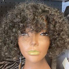 Reposhing This Item I Purchased From @Shop_with_jill. Loved It, But Ready To Rotate For Something New. Questions? Leave A Comment Below! Grey Curly Hair Wigs & Hair Extensions, Curly Bob Wigs, Curly Bob, Water Waves, Something New, Wigs With Bangs, Bob Wigs, Salt And Pepper, Wig Hairstyles