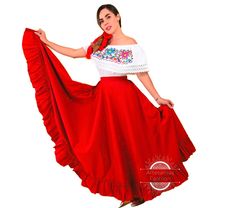 It only includes skirt, shirt NOT included Hand Made Folklorico Practice Skirt for youth and adults Poly-Cotton Poplin (Popelina) Skirts may used for dance competitions, themed Fiestas, etc. Different lengths available 27 inches (68.5 cm), 31 (80 cm), 35 inches (90 cm), 39 inches 39 (100 cm), 42 inches (110 cm). Waist: One size fits most, one inch wide belt with long straps (long enough to make a bow or wrap around waist) All items are custom made to order. Our turn around time is about 5-10 bus Cheap Traditional Fitted Skirt, Peruvian Fabric Skirt, Mexican Tight Skirt, Plus Size Mexican Skirt, Chiapas Skirt, Folklorico Skirt, Mexican Traditional Clothing, Folklorico Dresses, Mexican Skirts