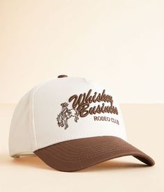 KenzKustomz Whiskey Business Rodeo Club Baseball Hat - Brown/Cream , Women's Brown Embroidered snapback hat One size fits most. Apparel & Accessories > Clothing Accessories > Hats Women’s Trucker Hats, Rodeo Hats, Menswear 2024, Baseball Hats For Women, Whiskey Business, Trending Hats, Hats Fashion, Trendy Hat, Fashion Closet