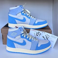 Air Jordan 1 Zoom Cmft 2 Women's Shoes Size: W 8 / M 6.5 Color: Phantom/Ice Blue/Gym Red/University Blue Style: Dv1305-004 Shoes Worn Once. They Look Like New. In Its Original Box. No Scratches, No Stains, No Defects. Soft Suede And Jordan Brand's Signature Formula 23 Foam Come Together To Give You An Extra Luxurious (And Extra Cozy) Aj1. You Don't Need To Play "Either Or" When It Comes To Choosing Style Or Comfort With This Onewhich Is Nice, 'Cause You Deserve Both. Cool Shoes For Girls, Air Jordan 1 Zoom Cmft, 2024 Shoes, Cute Converse Shoes, Jordans 1, Nike Shoes Women Fashion, Pretty Sneakers, Trendy Shoes Sneakers, Nike Fashion Shoes