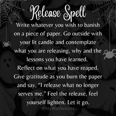 Calling Power Back Spell, Letting Go Spell, Dark Witchcraft, Witchcraft Spells, Black Candle Spells, Manifestation Spells, Spells That Actually Work, Banishing Spell, Witchcraft Spells For Beginners