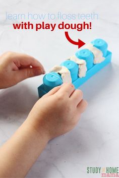 Floss Teeth, Fine Motor Activity, Fine Motor Activities For Kids, Health Activities