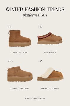 winter fashion trends Platform Uggs, Cute Uggs, Ugg Boot, Trendy Shoes Sneakers, Dr Shoes, Preppy Shoes, Skandinavian Fashion, Shoe Wishlist, Uggs Outfit