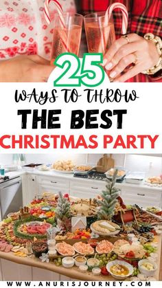 the best christmas party food and drink ideas for 25 ways to throw the best christmas party