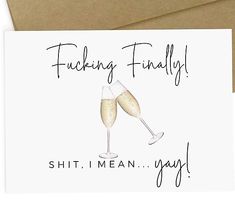 Engagement Congratulations Gift, Engagement Captions, Card For Bride, Newlywed Quotes, Finally Engaged, Wedding Quotes Funny, Couple Christmas Card, Engagement Wishes, Funny Engagement