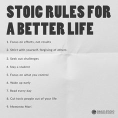 Stoicism Quotes, Make Your Life Better, Stoic Quotes, Personal Improvement, Luxurious Bedroom, Life Quotes Love, Self Care Activities, Self Motivation