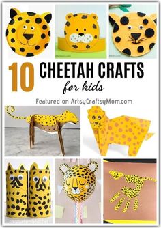 the top ten cheetah crafts for kids