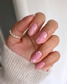 Unghie Sfumate, Cute Pink Nails, Milky Nails, Pink Glitter Nails, Hot Pink Nails, Nagel Tips, Cute Summer Nails, Pink Nail Designs, Nail Designs Glitter