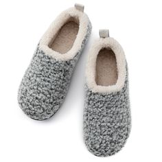 PRICES MAY VARY. CLOSED HEEL - These slippers hug your feet entirely so they won't fly off when walking, especially on stairs. Made of soft uppers, you can also step over the back and wear them as slip-ons, for times when you need to quickly slip them on and go. TOASTY WARM - Covered in plush sherpa fleece from inside to outside, this slipper will wrap your feet in a cocoon of warmth so they'll never feel cold. CLOUDLIKE - Midsole padded with high-density memory foam and two support foams for ex Dorm Slippers, Sewing Easy, Shoe Repair Shop, Best Slippers, Sewing Easy Diy, Comfortable Slippers, Pack Up, Shoe Repair, Slipper Socks