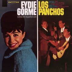 an album cover with a woman smiling and two men playing guitars