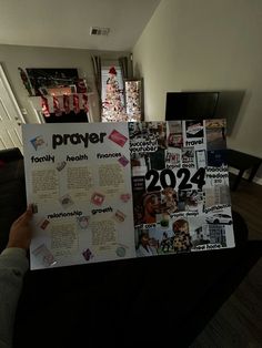 2024 vision/prayer board Prayer Vision Board Ideas 2024, Christian Dream Board, Faith Board Ideas, Vision Board Making Aesthetic, Prayer Board 2024, Prayer Board Verses, Bible Vision Board Ideas, Christian Club Ideas, 2025 Prayer Board