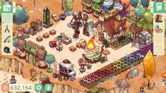 an image of a game with many items in the background and lots of people around it