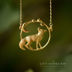 PLEASE NOTE: SOLID GOLD HAS A 3-4 WEEK LEAD TIME.This dreamy fox necklace is cast in sterling silver and finished by hand, created from Lucy's original hand-sculpted design. This necklace is also available plated in 18 carat gold. For an estimate on when you can expect to receive this please see the 'Delivery and Returns' section below, and the my 'Shop Policies' for shipping time estimates. Please note that the delivery estimate is for the silver option. Gold plating may add 4 working days to t Fox Necklace, Gold Fox, Foxes Necklace, Fox Pendant, Cat Necklace, Animal Jewelry, Lead Time, Shop Policies, Gold Plating