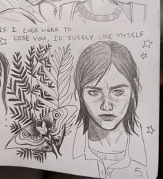 Tlou Ellie Fan Art, The Last Of Us Ellie Drawing, The Last Of Us Sketch Drawings, Ellie Sketchbook, The Last Of Us Clicker Drawing, Ellie Williams Sketch, Ellie Tlou Drawing, Tlou Sketch, The Last Of Us Dibujos