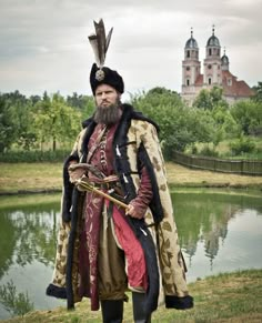 Cossack Fantasy Art, Slavic Warrior, Cossack Warrior, Medieval Poland Clothing, Medieval Eastern Europe Clothing, Medieval Clothes