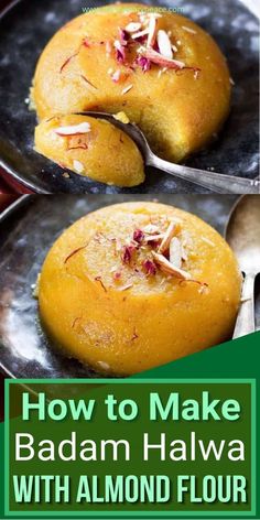 how to make badam halwa with almond flour