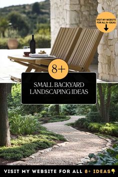 backyard walkway/chair ideas Small Backyard Landscaping Ideas, Backyard Landscaping Ideas, Vertical Gardens, Lush Garden, Small Backyard Landscaping, Fire Pits, Vertical Garden, Small Backyard, Landscaping Ideas