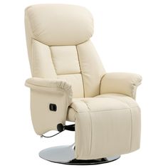 Do you want a spot where you can be comforted after a tiring day? This modern recliner chair from HOMCOM can lend a helping armrest. Featuring a 130° reclining backrest, 360° all-around swivel seat, and adjustable footrest, this RV recliner can provide all the convenience and comfort you need. Unwind, rejuvenate, and indulge in luxury. Embrace the relaxation you deserve and elevate your day today; make your house feel like home with HOMCOM. Rv Recliners, Small Recliner Chairs, Modern Recliner Chairs, Manual Recliner Chair, Modern Recliner, Swivel Recliner Chairs, Swivel Recliner, High Back Chairs, Swivel Seating