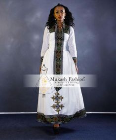 Raya tibeb dress – Mukash Fashion Modern Traditional Outfits, Outfit Coordination, Ethiopian Dress