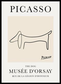 the cover of picassoo's book, the dog museum d'orsay