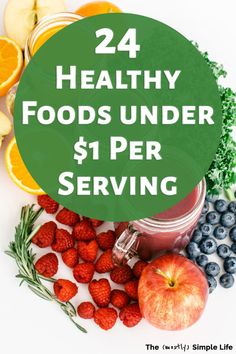 healthy foods under $ 1 per serving