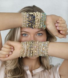 beaded bracelets are here to stay! build stacks of gold + introduce seasonal gemstones for a unique pop of color Preppy Stores, Preppy Bracelets, Bracelet Inspo, Spring Styles, Vacation Outfit, Cute Bracelets, Best Fashion, Jewelry And Accessories, Gemstone Beads