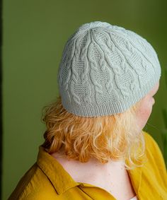 Garter and Cable Hat by Jared Flood