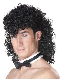 PRICES MAY VARY. The selection of this product will require the purchase of an appropriate adhesive for extended wear Funny Hair Styles, Men Braids Hairstyles, Creepy Portraits, Curly Black Wig, White Hairstyle, Masc Hair, 35th Birthday Party, Jheri Curl, Prophet Quotes