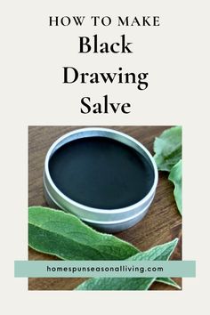 Learn how to make your own herbal drawing salve with this easy DIY recipe. Perfect for removing splinters and more! Drawing Salve Recipe, Herbal Salve Recipes, Homemade Salve, Drawing Salve, Herbal Medicine Recipes, Seasonal Living, Cold Sores Remedies