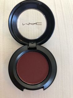 Red Beauty Products, Mac Single Eyeshadow, Burgundy Eyeshadow, Single Eyeshadow, Mac Eyeshadow, Fancy Makeup, Mac Lipstick, Deep Burgundy, Makeup Items