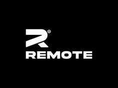 the remote logo on a black background