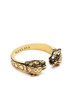 gold plated engraved detail open cuff design slip-on style Nialaya Jewelry is pleased to offer free repairs on purchases for one year from purchase date. Cuff Design, Ring Gold, Pretty Things, Panther, Gold Rings, Fashion Branding, Jewelry Rings, Gold Plate, Slip On