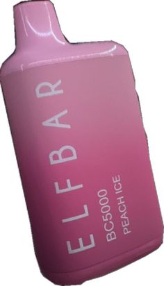 a pink plastic bottle with the words flip bar on it